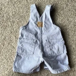 Duck Head Bottoms Vintage 0s Duck Head Toddler Girl Overalls